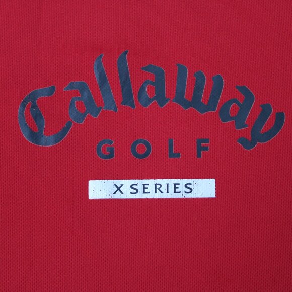 Callaway Golf X-Series Shirt Mens Large Red 100% Polyester Long Sleeve Pullover - Picture 6 of 13